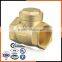 Hot sell 1" brass sewage check valve types brass valve