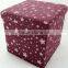Cube Folding Colorful Storage Ottoman