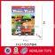 4 piece of plastic friction toy inertial engineering vehicle