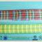 Red Plaid New Wired Christmas ribbon