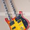 Weifang Rebon Double neck Ricken/RKB electric guitar in cherry sunburst colour