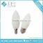 Led Lighting Candle Shape C37 Bulb 5w IC Driver E12 E14 E26 E27 Base CE RoHS Certifications Plastic Plus Aluminium Factory Price