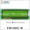 16X2 big size big character lcd display