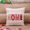 2015 HOME the Letters Embroidered Hold Pillow Cotton and Linen Hold Pillow Car Cushion for Leaning on