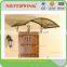 DIY economic metal roof cover with winter canopy supports aluminum awning parts