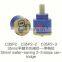 flat base low torque valve cartridge with double seal