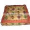ARTHPFC-11 Square Patchwork Stylish Home Furnishing embroidered bench Poufs ottomans khambadia square Chair Pads Jaipur