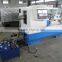 horizontal CK6136A flat bed cnc lathe with siemens 808D controller