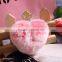 10cm Rabbit Fur Heart Shape Ball PomPom Cell Phone Car Fur Key Chain