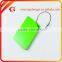 Aluminum custom logo luggage tag boot name badge wire cable hanging loop keychain