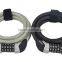 hot selling good quality anti-theft bicycle cable lock spiral lock