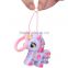 children gift souvenir kids lovely plastic glitter animal keychains keyring gift & crafts