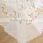 New style hot sale custom embroidery 100%cotton table cloth