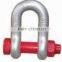 high quality drop forged bolt type dee shackle