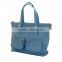 Alibaba china supplier fashion custom design blue women hand bag leather handbag