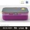 Rectangle Bento Lunch Box With Silicone Ring, Food Grade, FDA Approved, BPA Free , Eco-friendly Material by Cn Crown