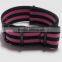 PVD Black Heat Welded Watch Band 20mm With Wrist