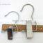 HH 4" chrome 6cm extension width steel LAUNDRY PINS metal clips hanger metal coat shoes hat hangers for cloth wholesale