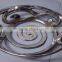 Hand Casted Aluminium Metal Fruit Dish Nut Dish Shiny Finish