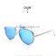 2016 new design fashion colorful metal sunglass