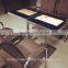 EKAA furniture chair table set outdoor rattan dinning table glass dining table