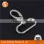 Hang nickel/golden Zinc alloy spring snap hooks bag key ring