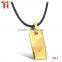 Fashion jewelry gold multi-facet tungsten carbide pendent necklace for men