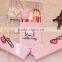 Hot ! 8pcs Hello Kitty Makeup Brushes Professional Pink Plastic Handle Synthetic Hair Cosmetics Makeup Brush Set With Mirror