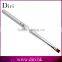 Professional Pen Half-moon Shape Silver Color Wood Handle Nail Brush For Manicure Drawing Painting
