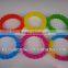 Personalized camouflage braided silicone bracelet