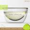 Double Wall Clear Glass Small Dessert Bowls