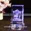 3d laser carousel antique new baby gift crystal