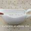 Stocked tableware wholesale ceramic sauce boat