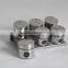 mini metal coating cylinder magnetic glass spice tool with stand