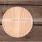 eco-friendly round solid wood cutting board for serving food