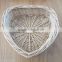 set 3 willow material hand made decorative empty wicker serving tray