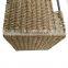 square hand woven foldable storage used seagrass basket