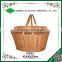Outdoor quality willow wholesale bulk cooler picnic basket