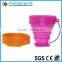 Foldable silicone cup, folding cup, FDA beer cup