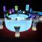 Outdor Party Used Waterproof LED Illuminated Bar furniture Set counter