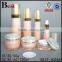 15ml 30ml 60ml 120ml plastic lotion bottle design unique shape acrylic jars with caps series