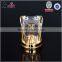 special design perfume plastic cap manufacturer for crimp on neck perfume bottle