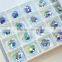 heart glass flat back beads glass pendant for jewelry making