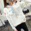 100%cotton wholesale woman sweatshirt with hood popular among adults CVC(65/35)