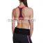 Top quality high intensity gym sports bra with adjustable strap