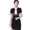 Custom Two Buttons Customized Black Wedding women Tuxedo Suit
