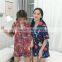 The new summer 2017 han edition of relaxed joker leisure fashion printing short sleeve shorts pajamas female