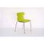 Norway Design Stackable Restaurant Plastic Dining Chair with Steel Legs