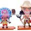 Hot Japanese Animation One Piece action figure PVC doll toys One Piece Q version figure