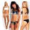 B40475A New design sexy hollowed gridding bikini sets two pieces swimwear